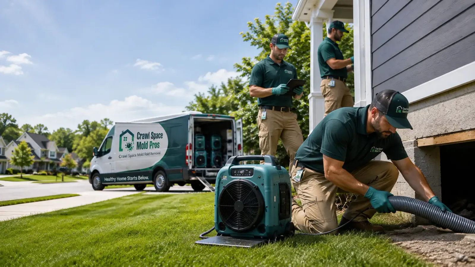 Crawl Space Mold Removal in Brooks, CA